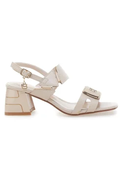 Sandali Natural Con Tacco a Blocco 9039-LAURA BIAGIOTTI Outlet