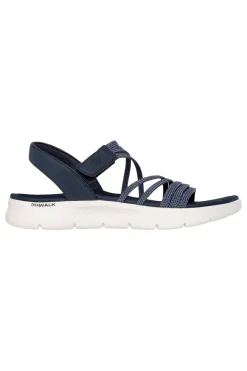 Sandali Navy con cinturini elastici GO WALK FLEX SANDAL EMMA-SKECHERS