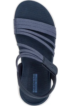 Sandali Navy con cinturini elastici GO WALK FLEX SANDAL EMMA-SKECHERS