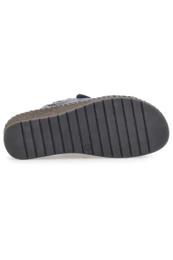 Sandali Navy Sling-back Con Strappo In Velcro 42063-PITTARELLO New