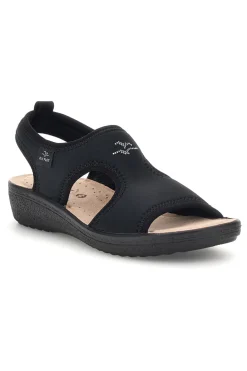 Sandali neri anatomici anti-shock 90550E71LA-FLY FLOT Sale
