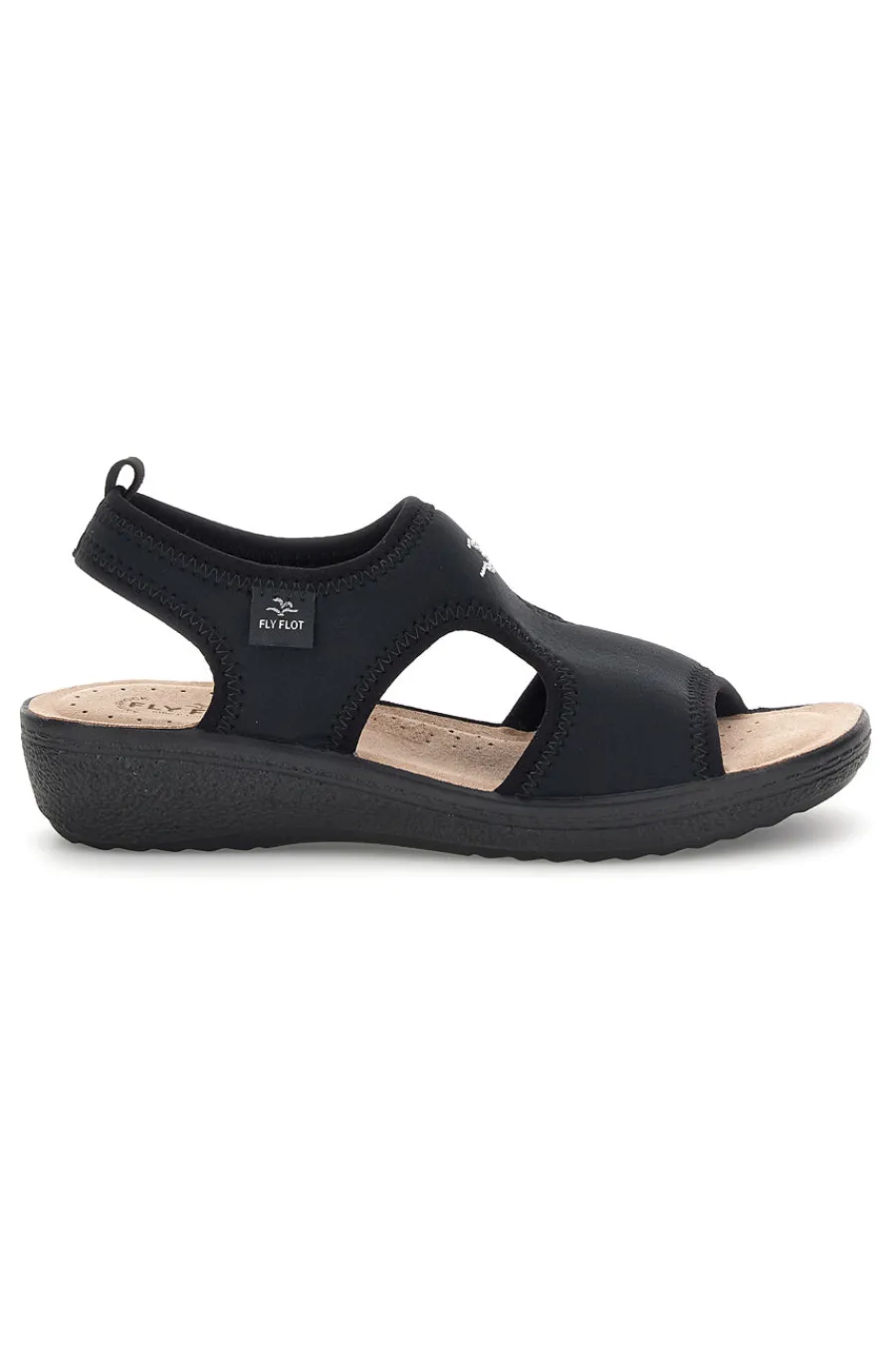 Sandali neri anatomici anti-shock 90550E71LA-FLY FLOT Sale