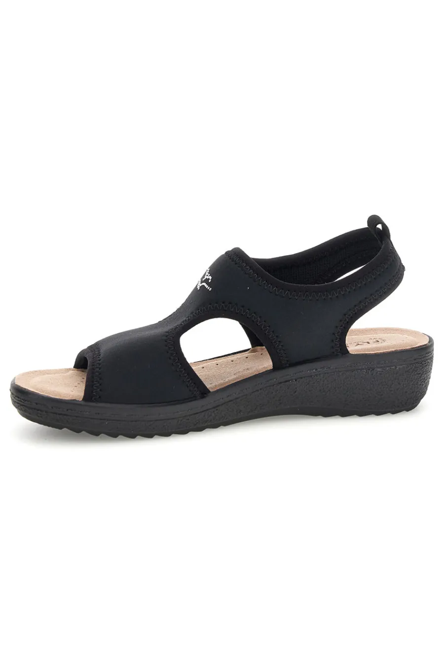 Sandali neri anatomici anti-shock 90550E71LA-FLY FLOT Sale