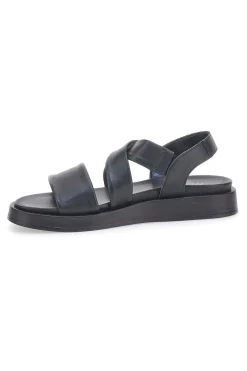Sandali neri con fasce imbottite incrociate PITTARELLO FOCUS 28068IN-PITTARELLO CAPSULE Clearance