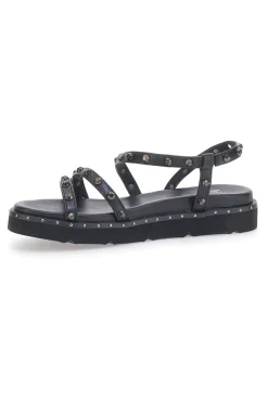 Sandali Neri con Flatform e Borchie ME & ME 670-ME u0026 ME Outlet