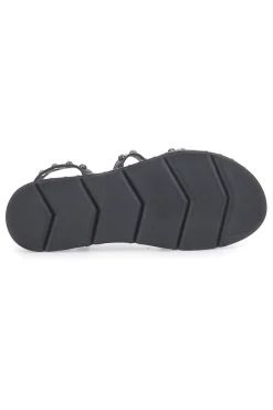 Sandali Neri con Flatform e Borchie ME & ME 670-ME u0026 ME Outlet