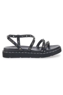 Sandali Neri con Flatform e Borchie ME & ME 670-ME u0026 ME Outlet