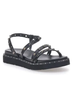 Sandali Neri con Flatform e Borchie ME & ME 670-ME u0026 ME Outlet