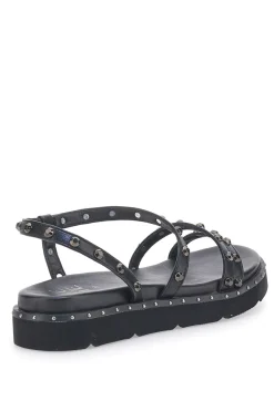 Sandali Neri con Flatform e Borchie ME & ME 670-ME u0026 ME Outlet