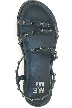Sandali Neri con Flatform e Borchie ME & ME 670-ME u0026 ME Outlet