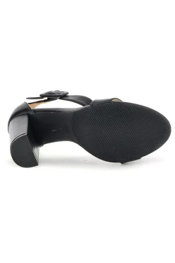 Sandali neri con tacco alto e cinturino CV98111-FIRST LADY Hot