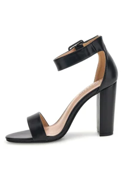 Sandali neri con tacco alto e cinturino CV98111-FIRST LADY Hot