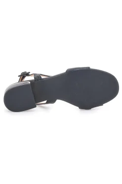 Sandali Neri Con Tacco Basso 51251-MARIELLA BURANI Sale