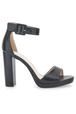 Sandali Neri con Tacco e Cinturino 6031-LE HAVRE PARIS Outlet