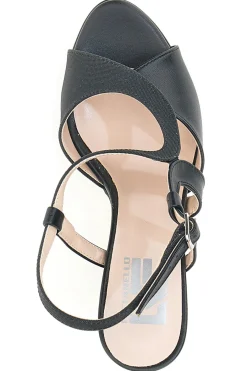 Sandali Neri con Tacco 4580-PITTARELLO LOVE Online