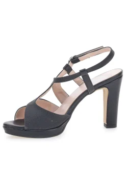 Sandali Neri con Tacco 4580-PITTARELLO LOVE Online