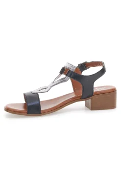 Sandali neri con Tomaia in Pelle 244295-PITTARELLO LOOK Hot