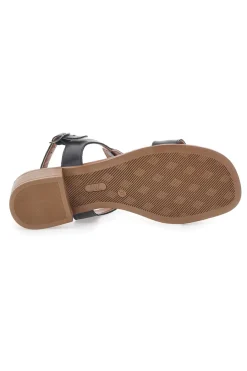 Sandali neri con Tomaia in Pelle 244295-PITTARELLO LOOK Hot