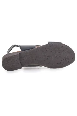 Sandali Neri Flat In Vera Pelle Con Elastico 225435-PITTARELLO LOOK Sale