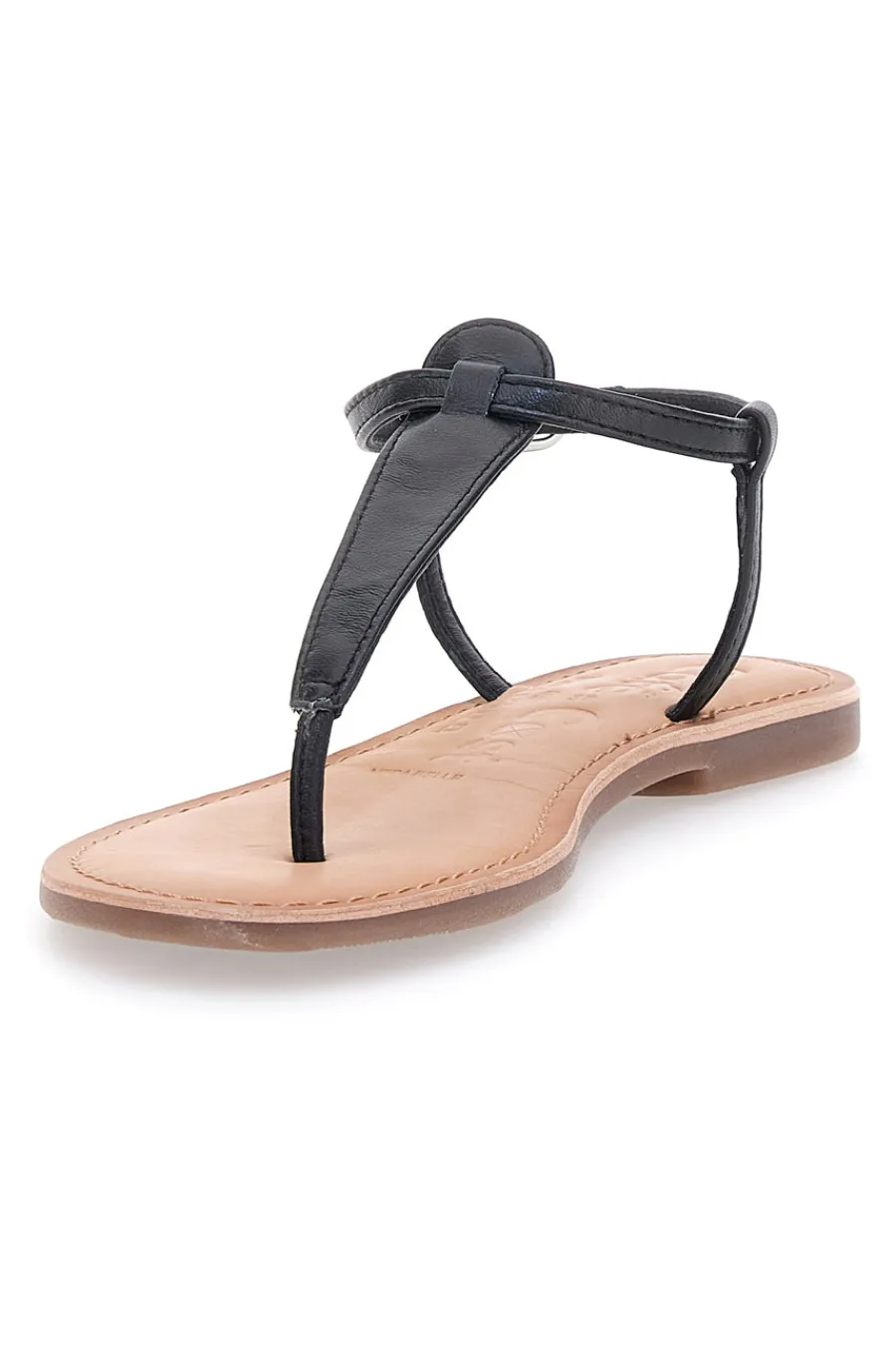 Sandali Neri Infradito Con Suola Flat Cafe' Cost 95103-CAFÈ COST Online