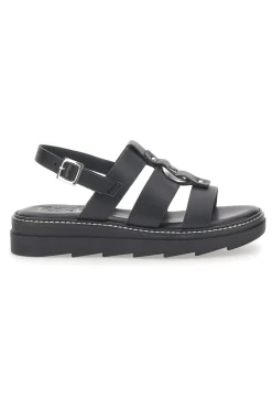 Sandali Neri In Pelle 100% Eco Friendly 5835-PITTARELLO ROCK Outlet