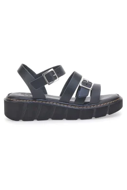 Sandali Neri In Pelle Made in Italy 5836/P-PITTARELLO ROCK Hot