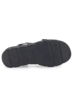 Sandali Neri In Pelle Made in Italy 5836/P-PITTARELLO ROCK Hot