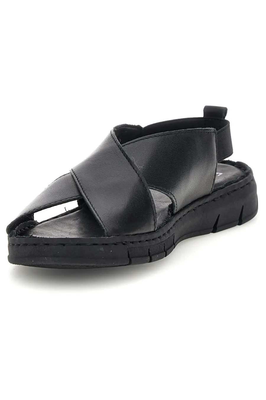 Sandali neri in pelle 3324229-PITTARELLO FOCUS Discount
