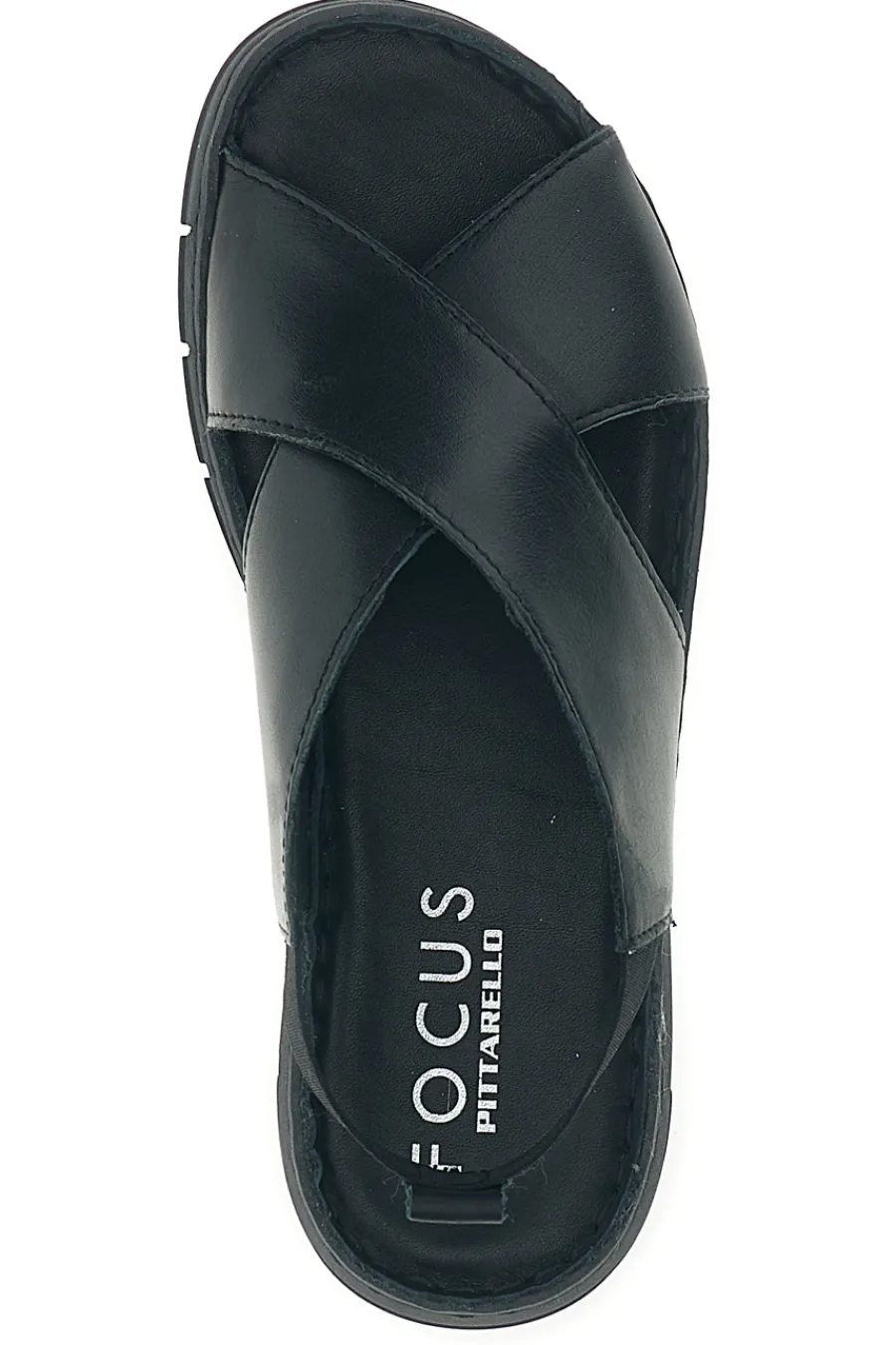 Sandali neri in pelle 3324229-PITTARELLO FOCUS Discount