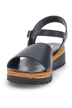 Sandali Neri in vera pelle Made in Italy con cinturino 3185070811-PITTARELLO Discount