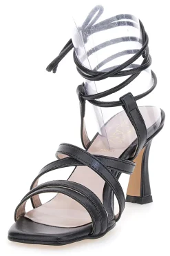 Sandali Neri Lace-Up Con Tacco 9 Cm 3615-PITTARELLO GLAM Clearance
