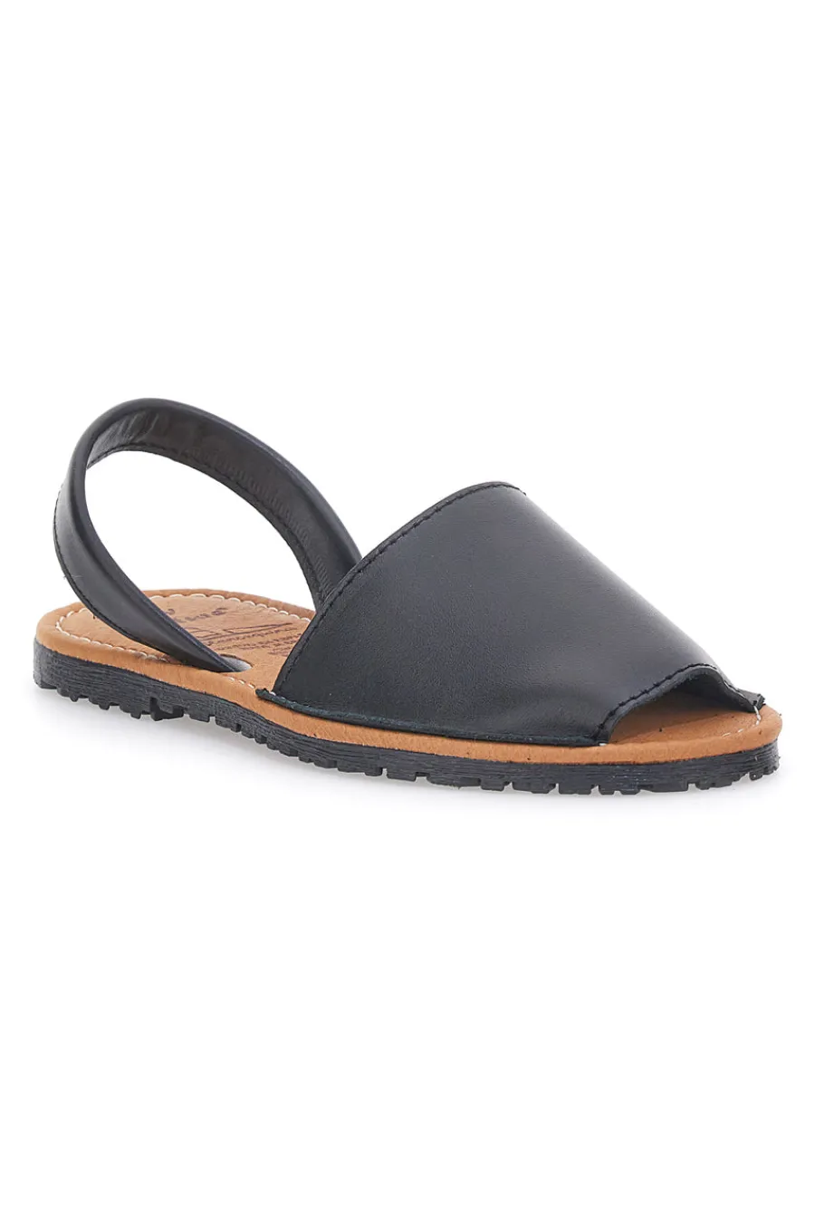 Sandali Neri Open Toe in Materie Sintetiche MN101-FLY NATURE Clearance