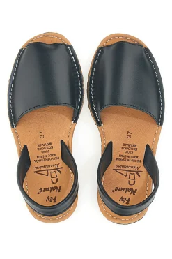 Sandali Neri Open Toe in Materie Sintetiche MN101-FLY NATURE Clearance
