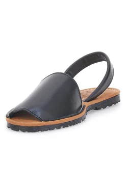 Sandali Neri Open Toe in Materie Sintetiche MN101-FLY NATURE Clearance