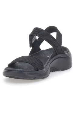 Sandali Neri Vegan GO WALK ARCH FIT 2.0 SANDAL ANNIE-SKECHERS Clearance
