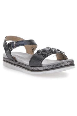 Sandali Nero Con Pietre 38 SA-INBLU Best