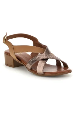Sandali con fasce incrociate pelle 243170-PITTARELLO LOOK Hot