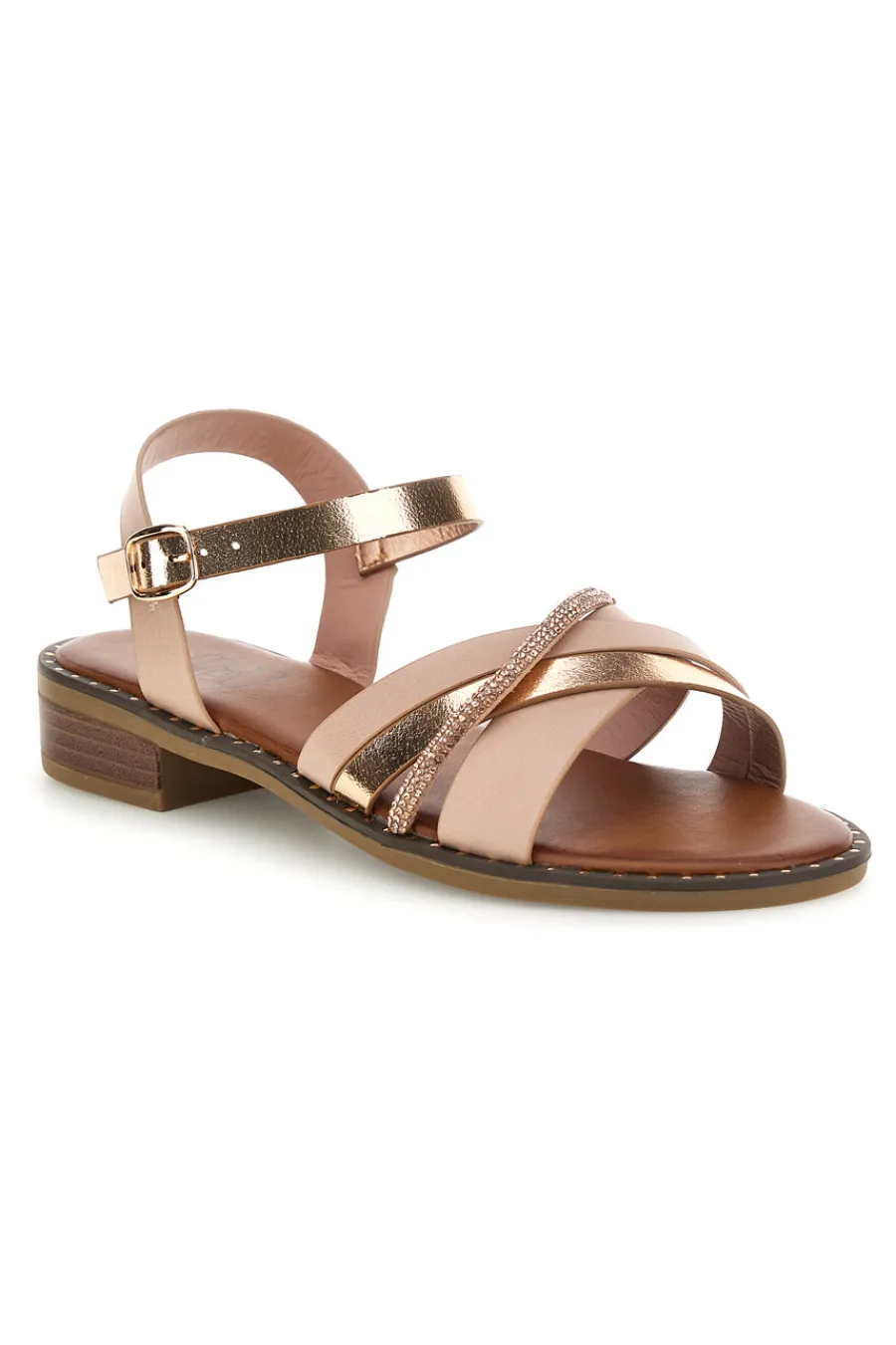 Sandali con fascette decorative PREA120-MON DIEU Outlet