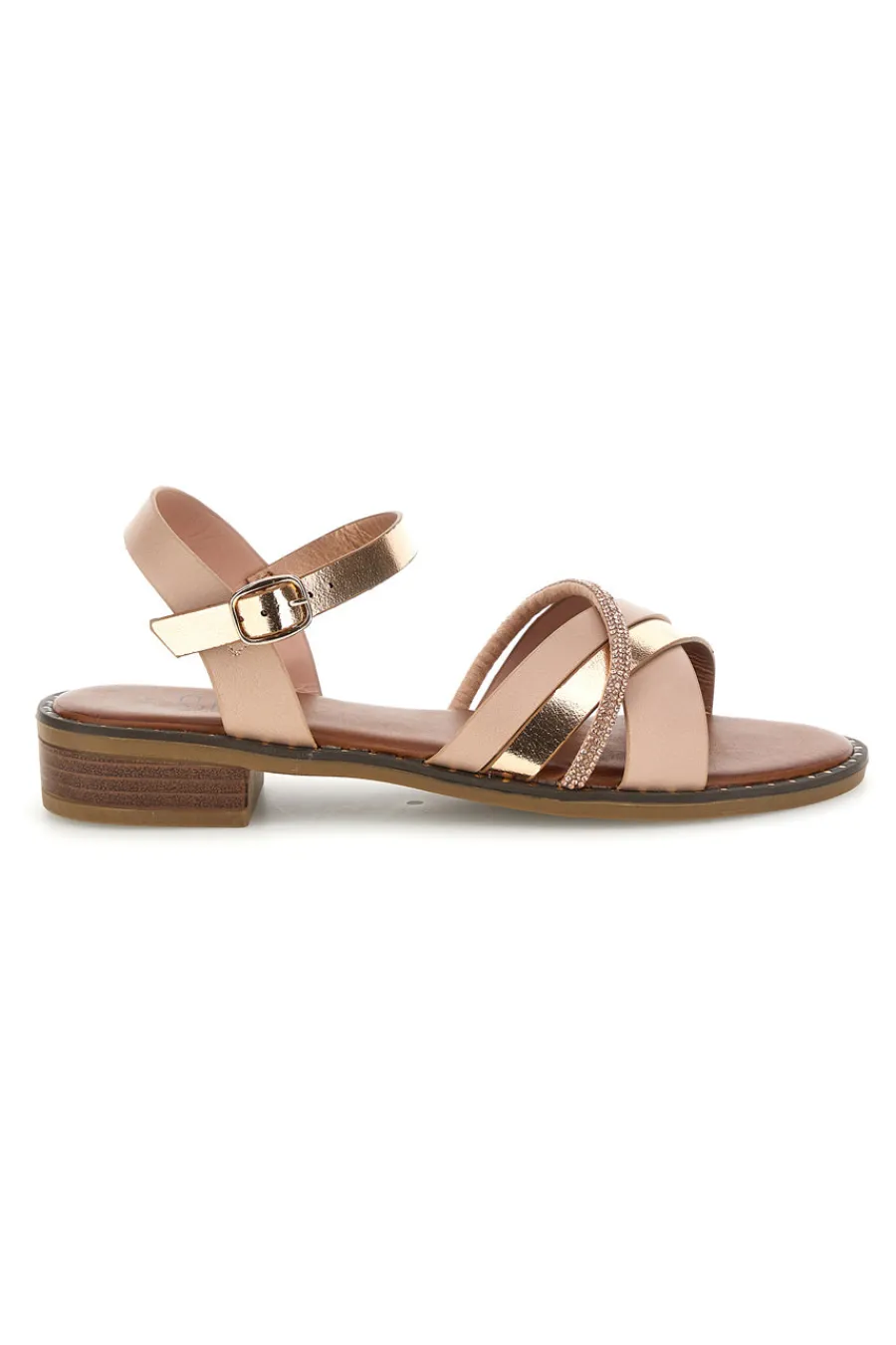 Sandali con fascette decorative PREA120-MON DIEU Outlet