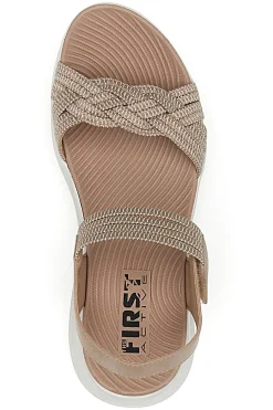 Saali Nude con Velcro e Fascia Elastica Intrecciata 3-FIRST ACTIVE Sale