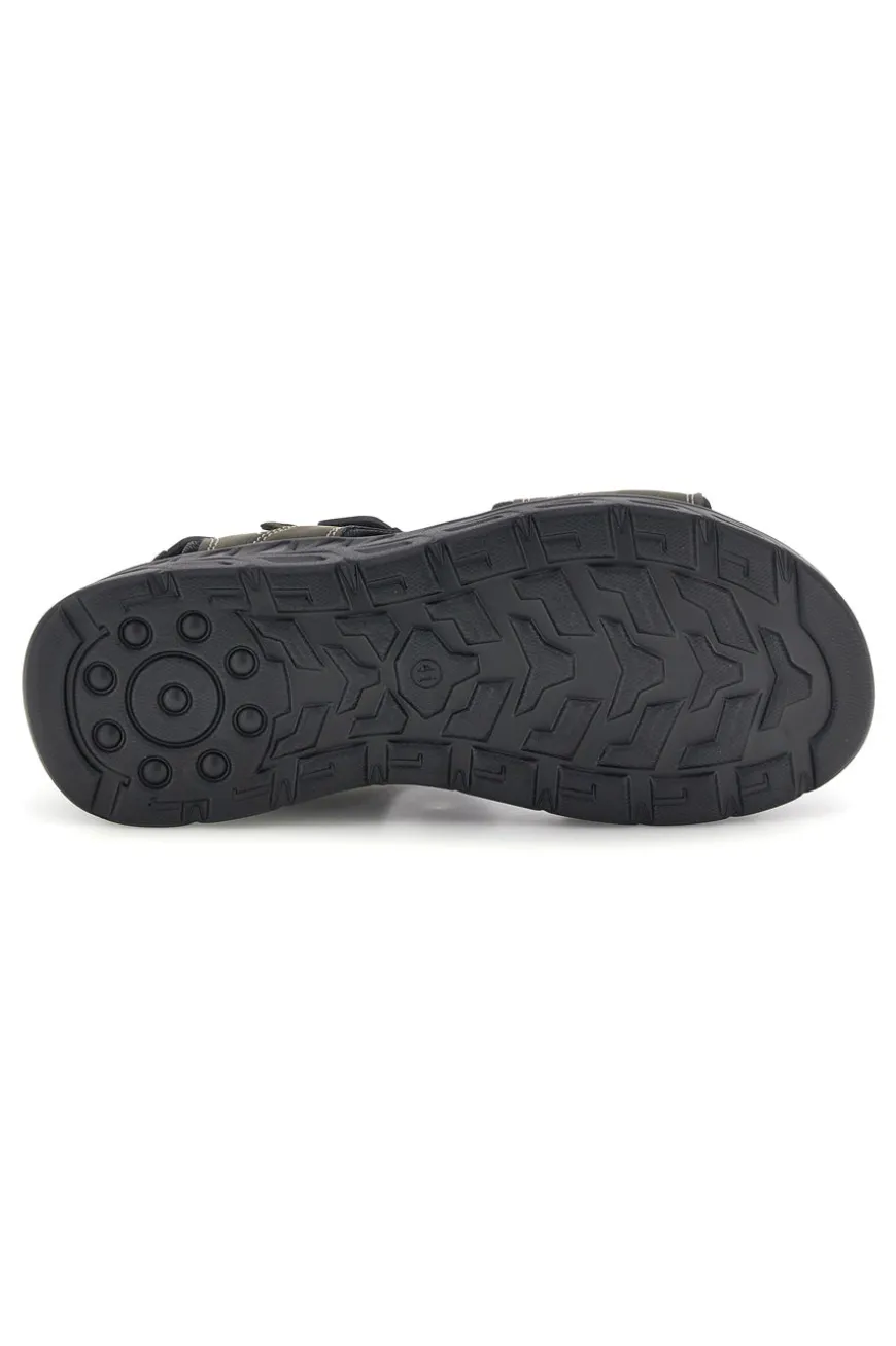 Sandali oliva strappi regolabili Jerpoint M8804