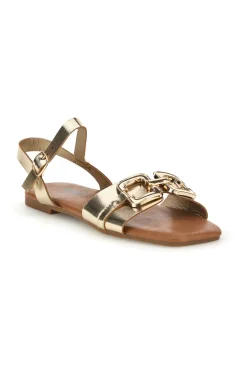Sandali oro con morsetto PREA3595-THE FIRST CHIC Best