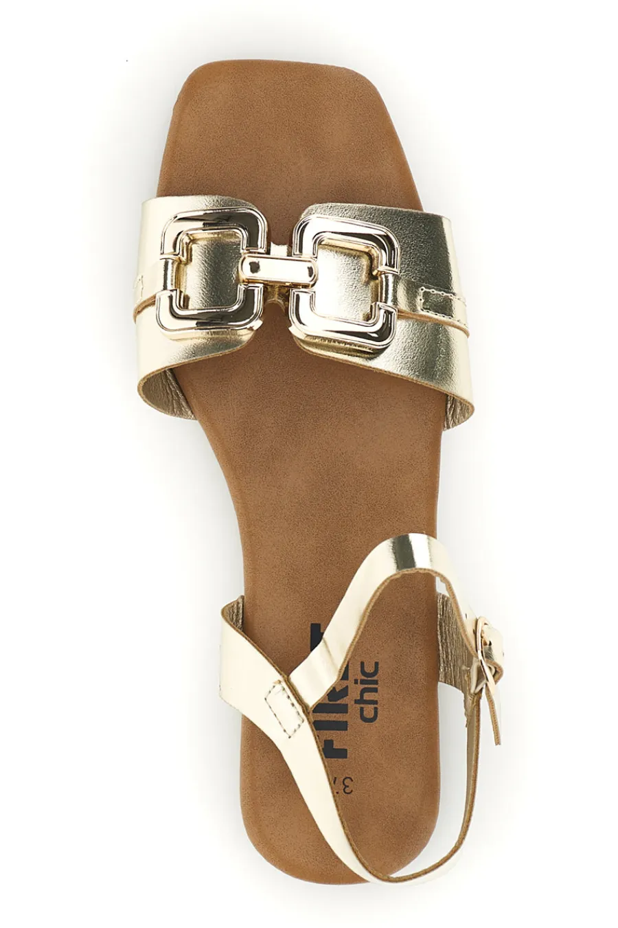 Sandali oro con morsetto PREA3595-THE FIRST CHIC Best