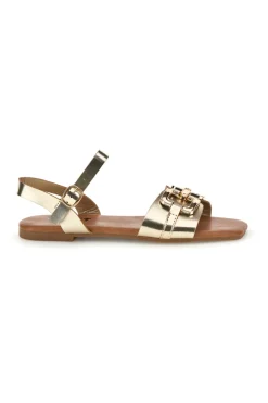 Sandali oro con morsetto PREA3595-THE FIRST CHIC Best