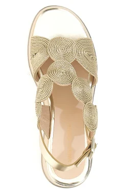 Sandali Oro Con Platform K11002-MARIELLA BURANI Outlet