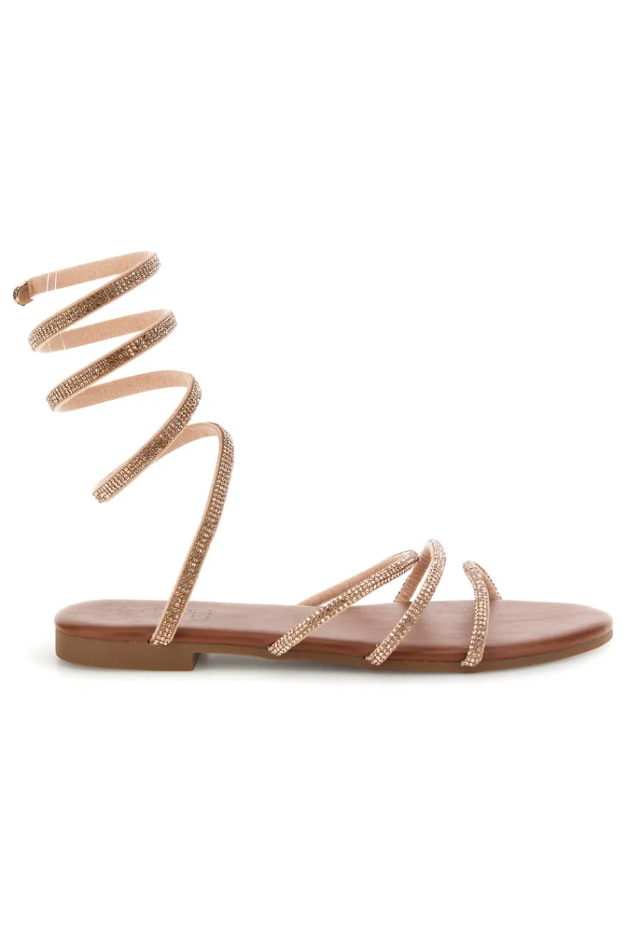 Sandali oro rosa con strass PRE9300-MON DIEU Hot