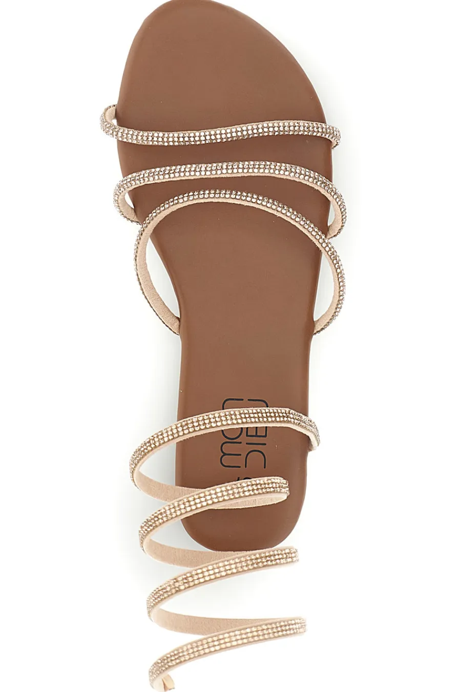 Sandali oro rosa con strass PRE9300-MON DIEU Hot