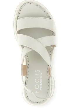 Sandali panna in vera pelle 7156124-PITTARELLO FOCUS Outlet