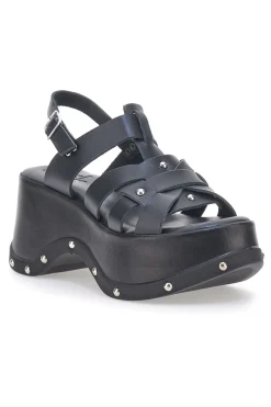 Sandali Platform in Pelle con Borchie Made in Italy Pittarello 15764-PITTARELLO ROCK Sale