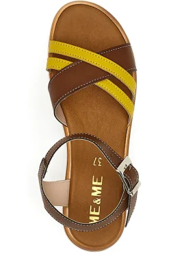 Sandali Platform Me & Me 3298 Cognac-ME u0026 ME